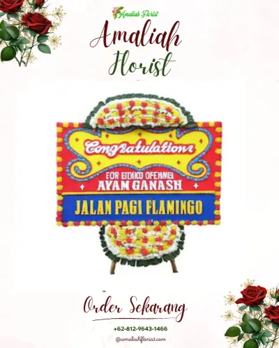 Bunga Papan Congratulation di Babakan Tarogong